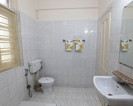 Delhi Parsi Dharamshala-Standard Room Bathroom